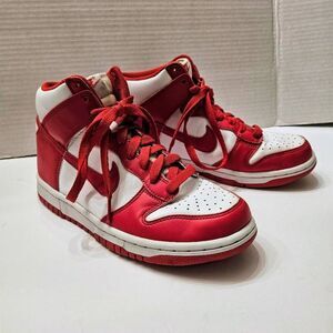Nike Dunk High Championship White Red: 5Y